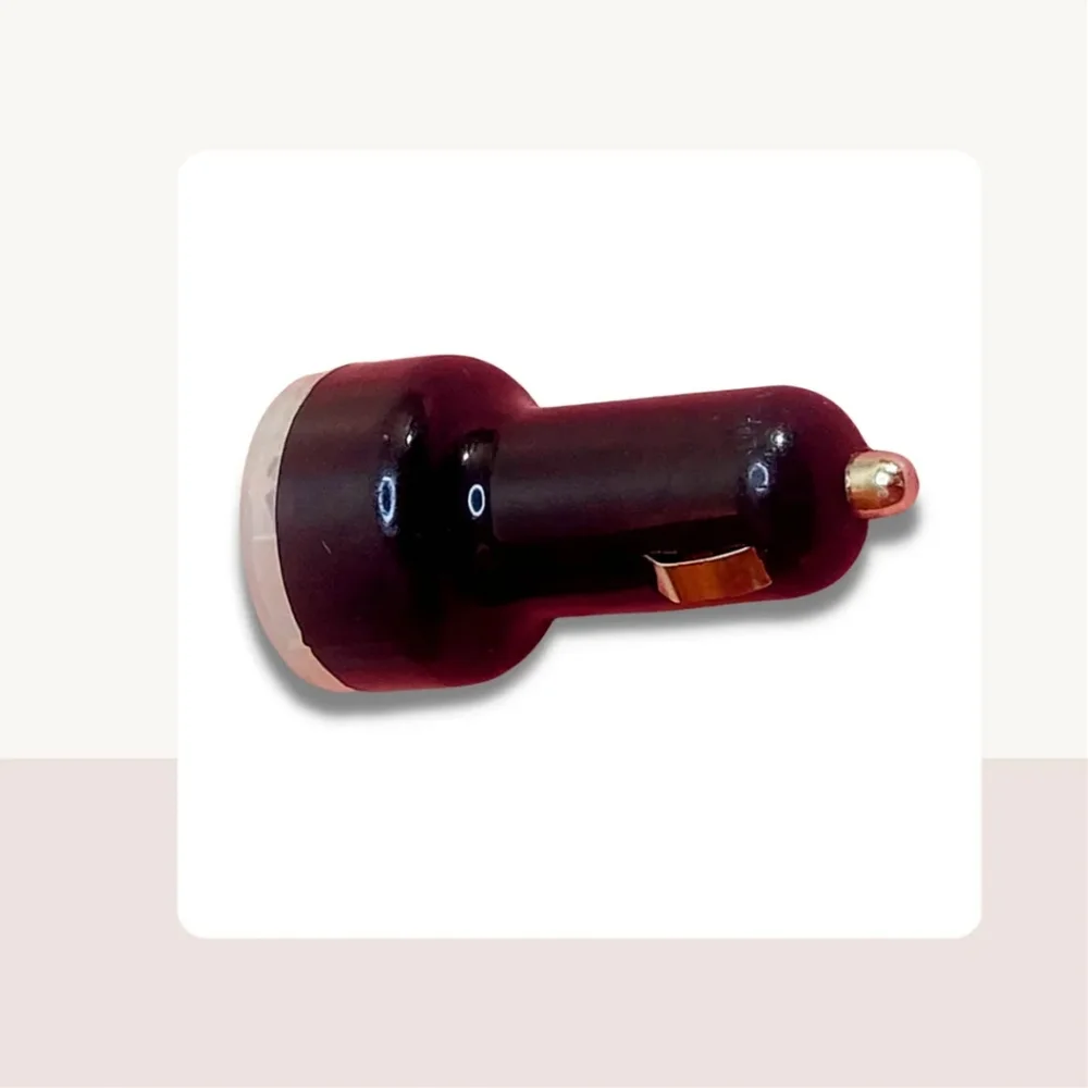 Dual USB Car Charger | USB | Black | Power Supply |Cigarette Lighter | Charger |